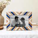 Handicrafts Home 4 by 6 Picture Frame for Home Decor, Tabletop & Wall hanging, Modern Home Decoration, Wooden Frame for Desk Decor, Office & Living Room, Wall, Ideal Gift for Christmas, Hypno Calm