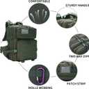 Lovelinks21 25L Military Tactical Backpack Small Assault Pack Molle Daypack for Men and Women for Work Travel Gym Outdoor Hiking Camping (Army Green)
