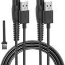 BENSN 5V Charger Cord Compatible with Philips Norelco Shaver Series 2000 3000 5000 7000 9000, 2400 3900 5400 5000X 7200 i9000 MG7910 MG5910 MG9510 MG9522 MG3919 MG7970 MG5970 BG5495 XP9402 HS9980 (Black)