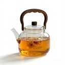 Glass Teapot with Removable Loose Tea Infuser, 50oz Stovetop Safe Glass Tea Kettle for Loose Leaf Tea, 1500ml Borosilicate Clear Tea Pot for Blooming Tea, Heat Resistant