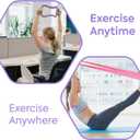 Home Pilates Essentials Kit for Women, Pilates Equipment Workout Set with Pilates Ball,Pilates Bands & Accessories, Pilates Ring Set for Beginners Home Workout with Guide (purple)