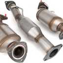 High Flow Front Catalytic Converter Kit Direct-Fit Chevy Traverse 2009 2010 2011 2012 2013 2014 2015 2016 2017 GMC Acadia 2007-2017 Buick Enclave 2008-2017 Saturn Outlook 2007-2010 3.6L