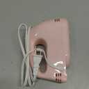 Handmixer Electric Handheld - 7 Speed Portable Kitchen Mixer Electric with 5 Stainless Steel Accessories Whisk, Food Beater for Whipping Mixing Cookies Cakes Eggs, Pink (One size)