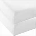 4U'LIFE 2-Pack Fitted Sheets,Prime 1800 Series, Ultra Soft & Comfortable, Double Brushed Microfiber, (White, 2-Pack Twin)
