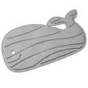 Skip Hop NonSlip Baby Bath Mat, Moby, Grey