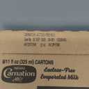 Carnation Lactose-Free Evaporated Milk, Pack of 8/11 oz, Use By 07 SEP 2025