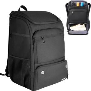 Pickleball Bag Backpack Fits 4+ Paddles, Large Pickle ball Bags for Men and Women with Shoe Compartment and Fence Hook, Great Pickleball Gifts