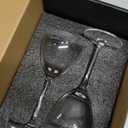 Nick and Nora Cocktail Glasses, 5.8Oz Hand Blown Martini Glasses Set of 2, 100% Lead-Free Crystal Coupe Glassware, Small Cocktail Glasses for Manhattan, Cosmopolitan, Espresso with Gift Box