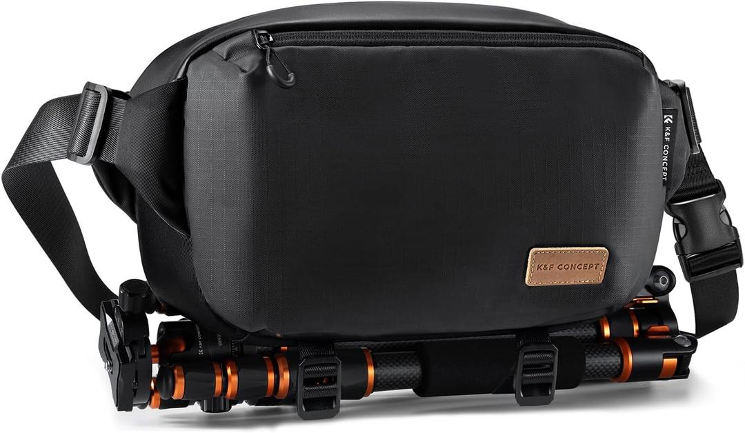 K&F CONCEPT Camera Sling Bag Crossbody Bag Waterproof Camera Shoulder Backpack DSLR/SLR/Mirrorless Camera Case