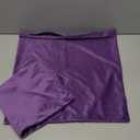 RainRoad Velvet Decorative Throw Pillow Covers Cushion Cover Pillow Case for Sofa Couch Bed Chair Soft Square Dark Purple Throw Pillows 18x18 Inch,Set of 2