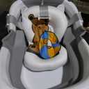 AVIDOR Baby Bathtub,Collapsible Bathtub for Newborn to Toddler,Durable Essential Infant Bath Tub,Portable Travel Baby Tub with Soft Cushion,No-Slip Hanging and Detachable(Grey)