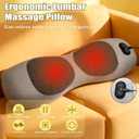 Smooth Spine Triple Fusion Back Massager for Sciatica Pain Relief Deep Tissue Neck Massager Release Tool Massagers with Heat 3 in 1 Massage Devices for Bulging Disc and Chronic Pain Relief