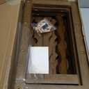 Wine Rack Free Standing Floor, 6-Tier 24 Bottles Display Wine Storage Shelves with Table Top, Easy-Assembly Freestanding Bamboo Wine Racks for Kitchen Dining Room Bar, Walnut