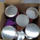 Libima 13 Pcs Valentines Day Game Carnival Party Bean Bag Toss Sturdy Knockdown Outdoor Can Party Game with 10 Tin Cans and 3 Bean Bags for Outdoor and Indoor(Pink)