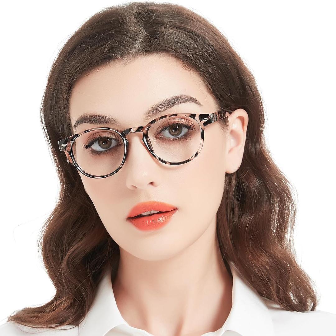 OCCI CHIARI Reading Glasses for Round Face Women Lightweight Eye Glasses Designer Readers 2.5