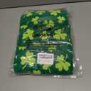 AEUEFUEA 3 Pack Green Shamrock Cotton Towels Set, 25" L x 16" W Hand Towels for Kitchen and Bathroom, Soft Absorbent Holiday Home Dcor