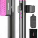 Travel Steamer for Clothes,100V-240V Portable Iron,15s Fast Heat Up, Handheld Steamer & Iron 2 in 1,LED Display, 150ml Large Water Tank, Travel Size Perfect for Global Europe (Purple)