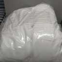 White Goose Feather Down Fiber Comforter King Size, Premium All Season Duvet Insert, Hotel Style Bedding Comforter, 50 Oz Lightweight (106x90,White)