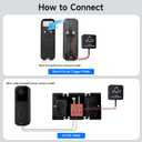 Wireless Doorbell Chime - Compatible with Blink Video Doorbell (2023 release) and Blink Video Doorbell (newest model), 58 Melodies & 5 Volume Levels (1 Video Doorbell Extender 2 Receivers