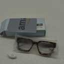 livho Oversized 99% Blue Light Glasses for Woman - Rectangle Fashion Glasses for Computer, Chic Preppy Frame - Anti Eyestrain (Coco Tortoise)