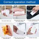 100 Pack Melamine Magic Sponge Eraser Extra Large No Scratches Cleaning Sponge Dish Sponges Household Cleaning Sponge for Kitchen, Bathroom,Furniture, Floor, Bathtub and Wall Cleaner (White)