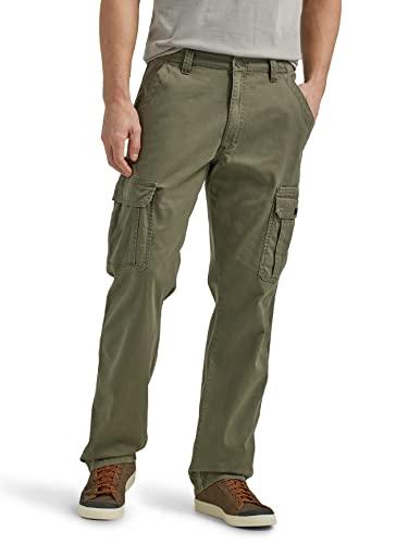 Relaxed Fit Stretch Cargo Pant, Olive, 33W x 30L