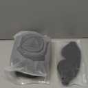 Advanced Memory Foam Neck Travel Pillow, Neck Pillow Airplane with Eye Mask & Ear Plugs, Designed for The Comfort of Travel & Office, Travel Pillow for Plane, Car, Home, Work Grey