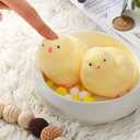 2 x Taba Fidget Squeeze Toys 2Pcs - Ultra-Soft Squishy Stress Relief Toys for Kids Adults, Kawaii Chick Sensory Toys, Anxiety Relief Party Favors Gifts for Girls & Boys