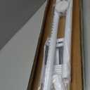 Shower Curtain Rod Tension No Drilling Adjustable 51-86 In, White
