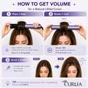 Crown Lock Brush, Root Lifter, Cold Air Lock-in Style, Hair Straightening Comb, Fast Heat, Dual Voltage