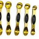 Stainless Steel Magnetic Measuring Spoons Set,Double-Ended Measuring Spoon Set, Food-Grade Baking Household Limited Salt Measuring Spoon Seasoning Spoon. (B)