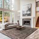 9x12 ft Area Rug – Boho Indoor Rug, Non-Slip, Machine Washable, Low Pile Large Rug for Living Room, Bedroom, Dining Room