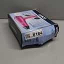 Conair Hair Dryer with Retractable Cord, 1875W Blow Dryer, 3 Heat Settings, 2 Speeds, Blow Dryer with Diffuser and Concentrator Attachments, Ionic + Tourmaline Technology, Pink