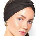 Bluetooth Headband Headphones for Women, Wireless Headband Headphones for Yoga, Running, Work, Sport, Over Ear, HD Stereo, 11H Playtime, Noise Isolation, Built-in Mic, Black