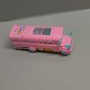 Transforming Robot Bus Toy for Kids, Bump & Go Musical School Bus with Lights & Sound, Automatic 2-in-1 Robot Car Toy Vehicle for Toddlers Boys Girls Age 3+ (Pink), 3 AA Batteries Required