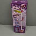 Kids Stand Rechargeable Karaoke Machine Toys with 2 Wireless Mic, Microphone Gifts for 3 4 5 6 7 8 Year Old Girls Grandkids, Bluetooth Speaker with LED Lights Birthday Gift for Age 3-8 (Purple)