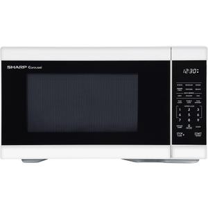 SHARP Countertop Microwave Oven with Removable 12.4" Carousel Turntable, 1000 Watt, 1.1 Cubic Feet, White