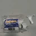 Molding Hooks White - Contemporary/Heavy Duty for Picture Rails (10 Pack)