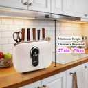 Charmline Smart Cutting Board and Knife Set with Holder, Self-Cleaning & Drying, Space-Saving Kitchen Organizer, Practical Gift for Mom, Housewarming, Birthday & Christmas