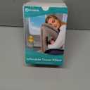 Inflatable Travel Pillow,Multifunction Travel Neck Pillow for Airplane to Avoid Neck and Shoulder Pain,Support Head,Neck,Used for Sleeping Rest, Airplane and Home Use,with Eye Mask, Earplugs,Gray