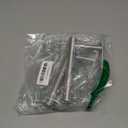 Groleca 2 Pack Adhesive Curtain Holdbacks - No Drill Curtain Tie Backs & Pull Backs (2, Silver)