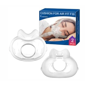 2 Packs Full Face CPAP Mask Cushion (S) for ResMed Airfit F30, Highlights Minimal Contact & Leak-Free Seal, Compatible with Original F30 Frame - F30 Mask Small Accessories - Only Cushion Included