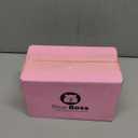 BearBoss 5 Pcs Craft Hole Punch, Handmade Scrapbook Paper Puncher, Different Size of Scrapbooking Punches Crafting Designs for Office Supplies, Card Making, DIY Albums Photos, Pink Color (Circle)