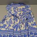Floerns Women's Two Piece Outfit Tropical Crop Cami Top and Summer Skirts Set M