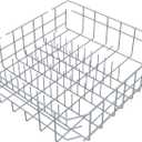 UPGRADED W10728159 W10525646 Dishwasher Lower Rack Compatible with Kitchenaid dishwasher rack replacement, Replace W10315890 W10078180 Maytag Whirlpool Dishwasher Bottom Rack Replacement(Grey)
