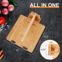Premium Wooden Tortilla Press, Tortilla Press 10 Inch, Tortilla Maker With 50 Pieces Parchment Paper For Tortillas Roti Burrito, Mexican Tacos, Patacones Square