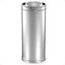 Duravent DuraPlus - 6in. X 12in. Diameter Chimney Pipe, Stainless Steel