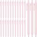 Fulmoon 25 Pcs Ballpoint Pens Bulk Retractable Comfortable Writing Pens Cute Back to School Supplies in Medium Point 1.0 mm for Teacher Student Bridal Shower Baby Shower
