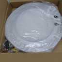 UOFUS 28W LED Flush Mount Ceiling Light Chrome 12 Inch Modern Round Ceiling Light Fixture 3000K-6000K Super Bright Circle Ceiling Lamp for Bedroom Kitchen Dining Room Entryway Hallway Foyer (11.81 Inch, Silver)