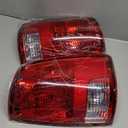 Tail Light Halogen Type Compatible With 2009-2018 Dodge Ram 1500 2500 3500 NON-LED Model Driver and Passenger Side Taillight Rear Lamp Assembly with Bulbs # 55277415AD 55277414AE